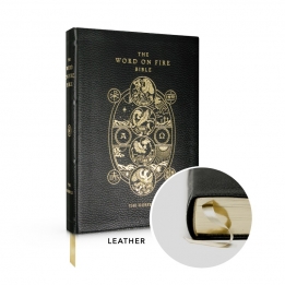The Word on Fire Bible Volume 1 The Gospels (Leather)