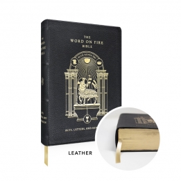 Word on Fire Bible Volume 2 Acts Letters and Revelation (Leather)